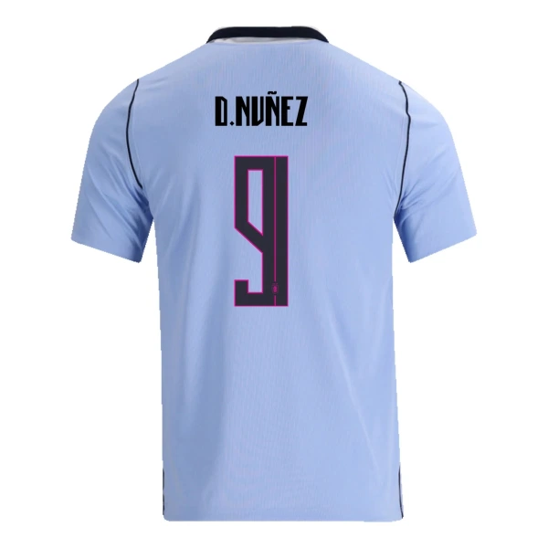 Uruguay Darwin Nunez 9 Fodboldtrøje Herre Hjemmebane VM 2026