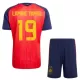 Spanien 2 Stars Lamine Yamal 19 Fodboldtrøje Børn Hjemmebane VM 2026 Spanien 2 Stars Lamine Yamal 19 Fodboldtrøje Børn Hjemmebane VM 2026