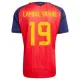 Spanien 2 Stars Lamine Yamal 19 Fodboldtrøje Børn Hjemmebane VM 2026