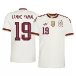 Spanien 2 Stars Lamine Yamal 19 Fodboldtrøje Herre Udebane VM 2026