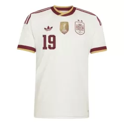 Spanien 2 Stars Lamine Yamal 19 Fodboldtrøje Herre Udebane VM 2026