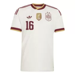 Spanien 2 Stars Rodrigo 16 Fodboldtrøje Børn Udebane VM 2026