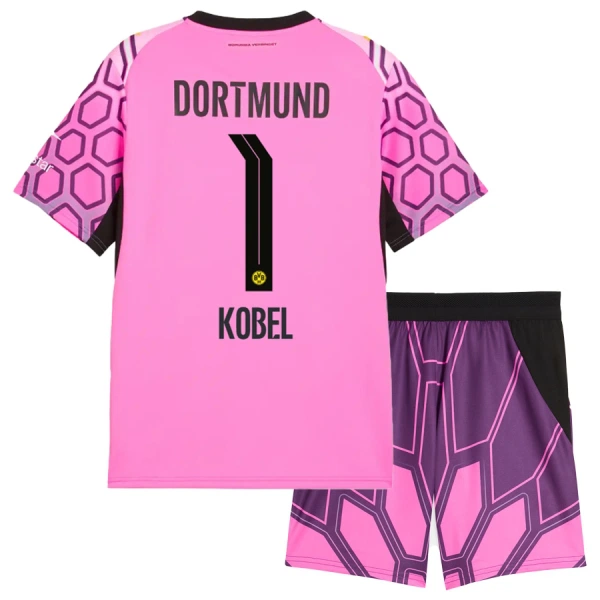 Borussia Dortmund Kobel 1 Målmandstrøje Børn Udebane 26/27 Pink Borussia Dortmund Kobel 1 Målmandstrøje Børn Udebane 26/27 Pink