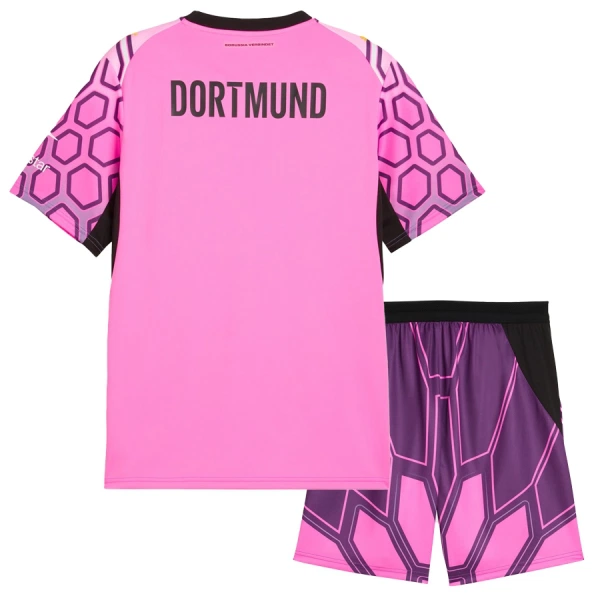 Borussia Dortmund Målmandstrøje Børn Udebane 26/27 Pink