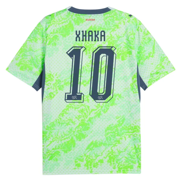 Schweiz Granit Xhaka 10 Fodboldtrøje Herre Udebane VM 2026 Schweiz Granit Xhaka 10 Fodboldtrøje Herre Udebane VM 2026