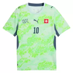 Schweiz Granit Xhaka 10 Fodboldtrøje Herre Udebane VM 2026