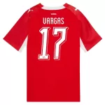 Schweiz Vargas 17 Fodboldtrøje Herre Hjemmebane VM 2026
