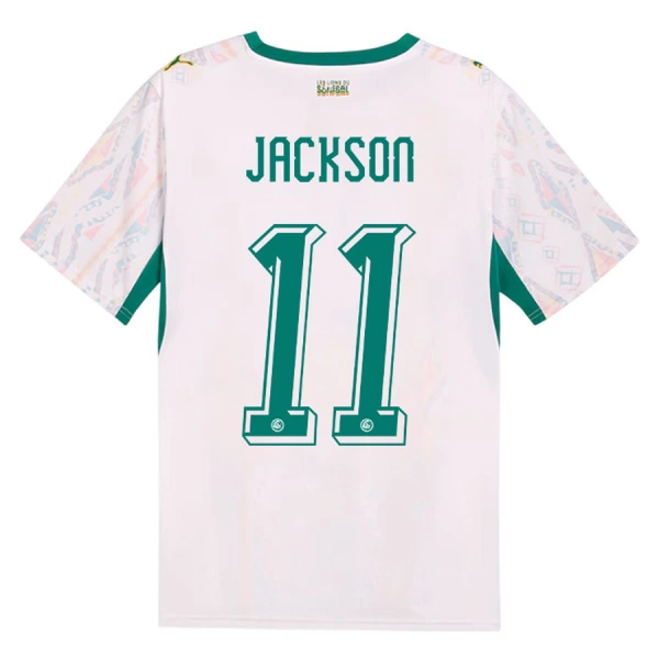 Senegal Jackson 11 Fodboldtrøje Herre Hjemmebane VM 2026 Senegal Jackson 11 Fodboldtrøje Herre Hjemmebane VM 2026