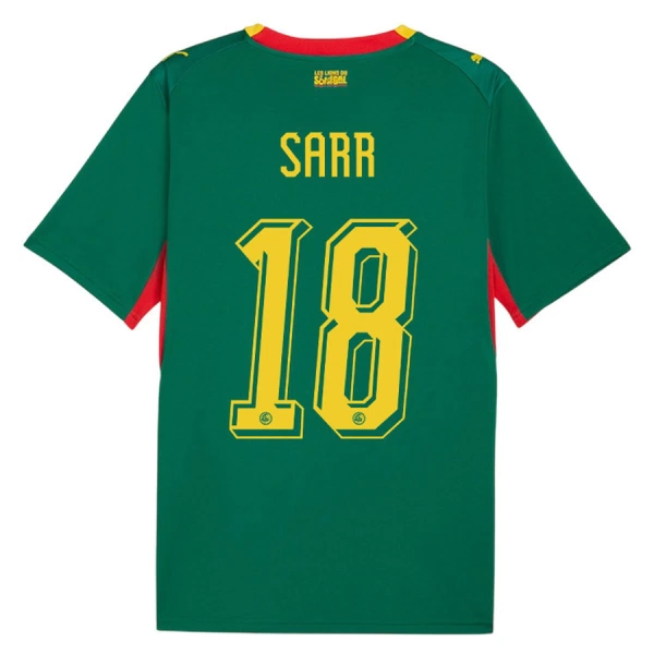 Senegal Sarr 18 Fodboldtrøje Herre Udebane VM 2026 Senegal Sarr 18 Fodboldtrøje Herre Udebane VM 2026