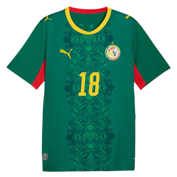 Senegal Sarr 18 Fodboldtrøje Herre Udebane VM 2026