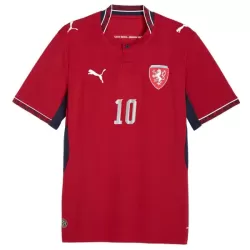 Tjekkiet Schick 10 Fodboldtrøje Herre Hjemmebane VM 2026
