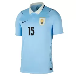 Uruguay Federico Valverde 15 Fodboldtrøje Herre Hjemmebane VM 2026