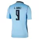 Uruguay Luis Suárez 9 Fodboldtrøje Herre Hjemmebane VM 2026 Uruguay Luis Suárez 9 Fodboldtrøje Herre Hjemmebane VM 2026