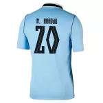 Uruguay Maximiliano Araujo 20 Fodboldtrøje Herre Hjemmebane VM 2026