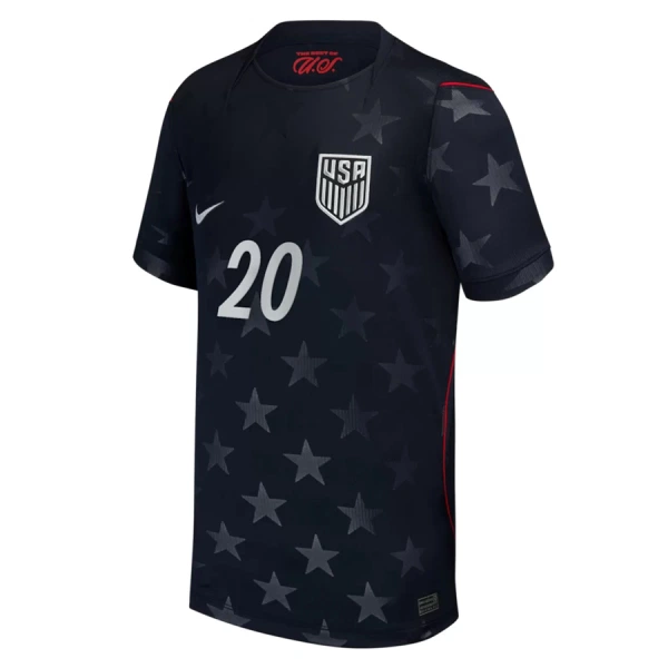 USA Balogun 20 Fodboldtrøje Herre Udebane VM 2026