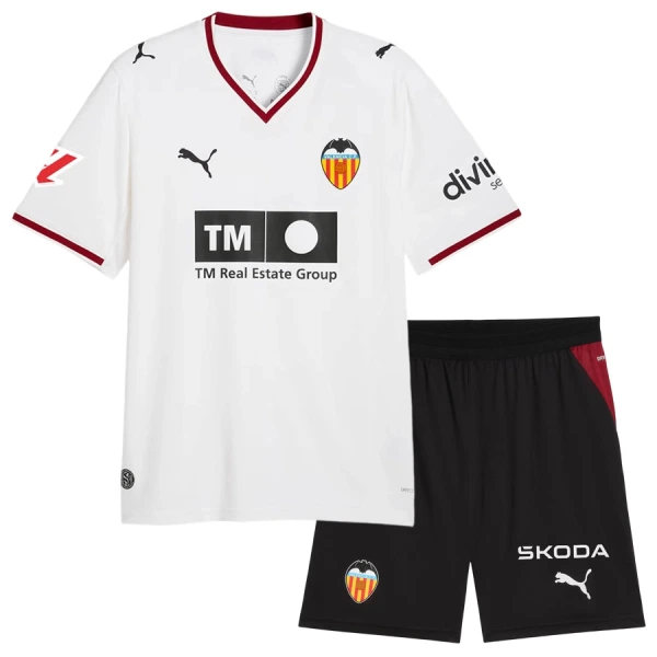 Valencia CF Fodboldtrøje Børn Hjemmebane 26/27 Valencia CF Fodboldtrøje Børn Hjemmebane 26/27