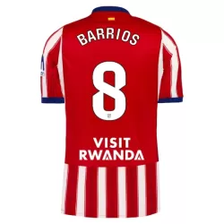 Atlético Madrid Barrios 8 Fodboldtrøje Herre Hjemmebane 26/27 Atlético Madrid Barrios 8 Fodboldtrøje Herre Hjemmebane 26/27