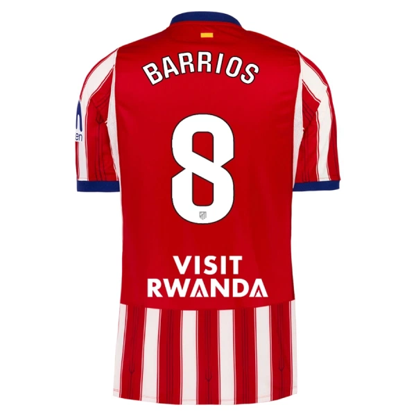 Atlético Madrid Barrios 8 Fodboldtrøje Herre Hjemmebane 26/27 Atlético Madrid Barrios 8 Fodboldtrøje Herre Hjemmebane 26/27