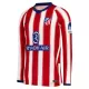 Atlético Madrid Fodboldtrøje Herre Hjemmebane 26/27 Langærmet Atlético Madrid Fodboldtrøje Herre Hjemmebane 26/27 Langærmet