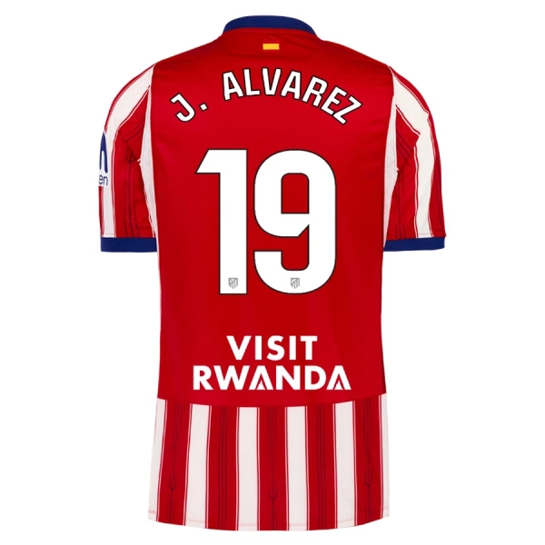 Atlético Madrid J. Alvarez 19 Fodboldtrøje Herre Hjemmebane 26/27 Atlético Madrid J. Alvarez 19 Fodboldtrøje Herre Hjemmebane 26/27