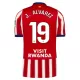 Atlético Madrid J. Alvarez 19 Fodboldtrøje Herre Hjemmebane 26/27 Atlético Madrid J. Alvarez 19 Fodboldtrøje Herre Hjemmebane 26/27