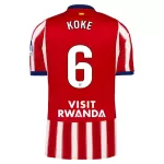Atlético Madrid Koke 6 Fodboldtrøje Herre Hjemmebane 26/27