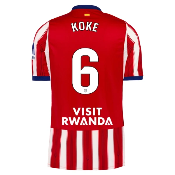 Atlético Madrid Koke 6 Fodboldtrøje Herre Hjemmebane 26/27