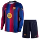 FC Barcelona Fodboldtrøje Børn Hjemmebane 26/27 Langærmet FC Barcelona Fodboldtrøje Børn Hjemmebane 26/27 Langærmet