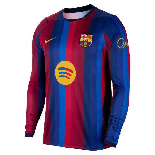 FC Barcelona Fodboldtrøje Børn Hjemmebane 26/27 Langærmet