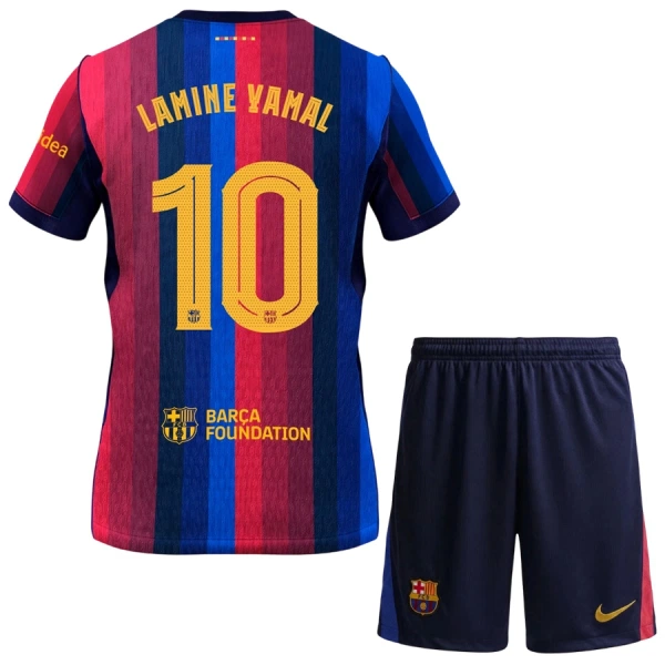 FC Barcelona Lamine Yamal 10 Fodboldtrøje Børn Hjemmebane 26/27