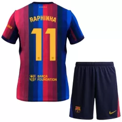 FC Barcelona Raphinha 11 Fodboldtrøje Børn Hjemmebane 26/27 FC Barcelona Raphinha 11 Fodboldtrøje Børn Hjemmebane 26/27
