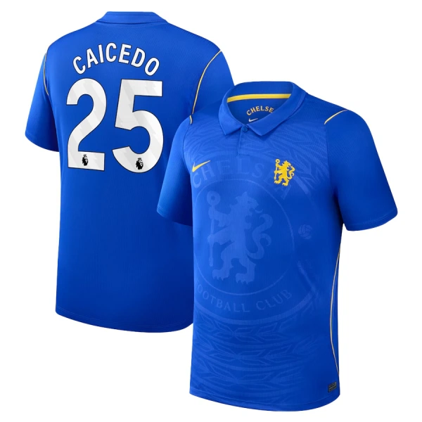 Chelsea Caicedo 25 Fodboldtrøje Herre Hjemmebane 26/27 Chelsea Caicedo 25 Fodboldtrøje Herre Hjemmebane 26/27