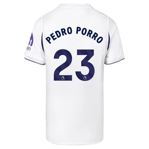 Tottenham Hotspur Pedro Porro 23 Fodboldtrøje Herre Hjemmebane 26/27 Tottenham Hotspur Pedro Porro 23 Fodboldtrøje Herre Hjemmebane 26/27