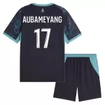 Olympique Marseille Aubameyang 17 Fodboldtrøje Børn Udebane 26/27