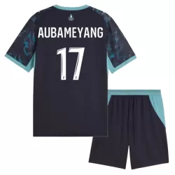 Olympique Marseille Aubameyang 17 Fodboldtrøje Børn Udebane 26/27 Olympique Marseille Aubameyang 17 Fodboldtrøje Børn Udebane 26/27