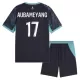 Olympique Marseille Aubameyang 17 Fodboldtrøje Børn Udebane 26/27
