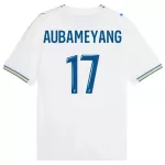 Olympique Marseille Aubameyang 17 Fodboldtrøje Herre Hjemmebane 26/27