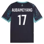 Olympique Marseille Aubameyang 17 Fodboldtrøje Herre Udebane 26/27