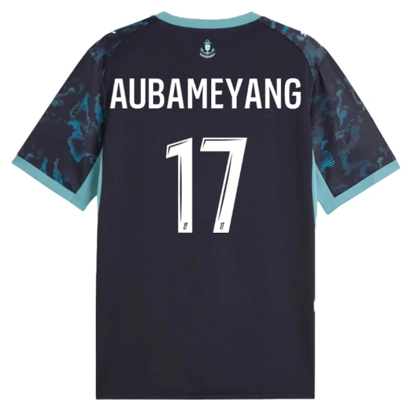 Olympique Marseille Aubameyang 17 Fodboldtrøje Herre Udebane 26/27 Olympique Marseille Aubameyang 17 Fodboldtrøje Herre Udebane 26/27