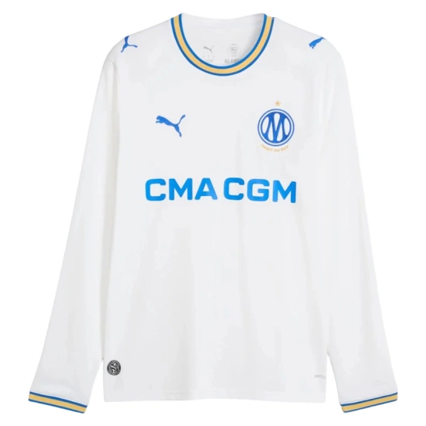 Olympique Marseille Fodboldtrøje Herre Hjemmebane 26/27 Langærmet Olympique Marseille Fodboldtrøje Herre Hjemmebane 26/27 Langærmet