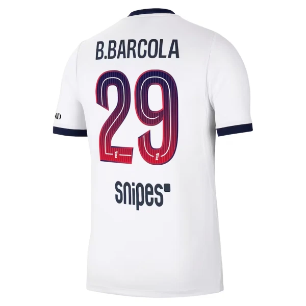 Paris Saint-Germain Bradley Barcola 29 Fodboldtrøje Herre Udebane 26/27