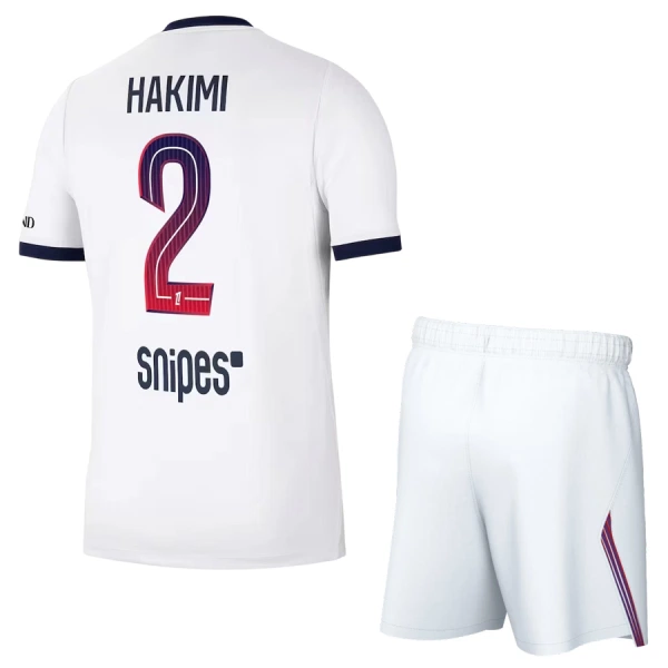 Paris Saint-Germain Hakimi 2 Fodboldtrøje Børn Udebane 26/27 Paris Saint-Germain Hakimi 2 Fodboldtrøje Børn Udebane 26/27