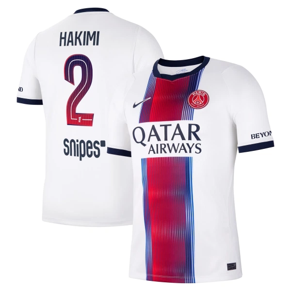 Paris Saint-Germain Hakimi 2 Fodboldtrøje Herre Udebane 26/27 Paris Saint-Germain Hakimi 2 Fodboldtrøje Herre Udebane 26/27