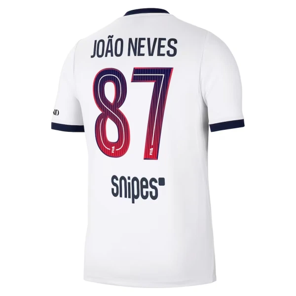 Paris Saint-Germain Joao Neves 87 Fodboldtrøje Herre Udebane 26/27