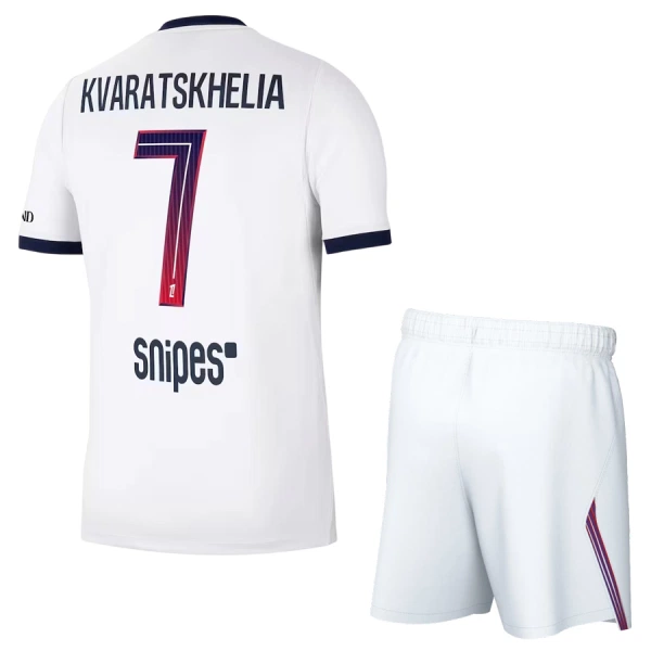 Paris Saint-Germain Kvaratskhelia 7 Fodboldtrøje Børn Udebane 26/27 Paris Saint-Germain Kvaratskhelia 7 Fodboldtrøje Børn Udebane 26/27