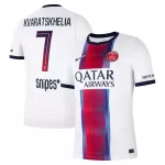 Paris Saint-Germain Kvaratskhelia 7 Fodboldtrøje Herre Udebane 26/27