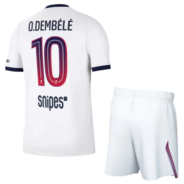 Paris Saint-Germain O. Dembele 10 Fodboldtrøje Børn Udebane 26/27 Paris Saint-Germain O. Dembele 10 Fodboldtrøje Børn Udebane 26/27
