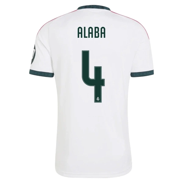 Real Madrid Alaba 4 Fodboldtrøje Herre Hjemmebane 26/27 Real Madrid Alaba 4 Fodboldtrøje Herre Hjemmebane 26/27