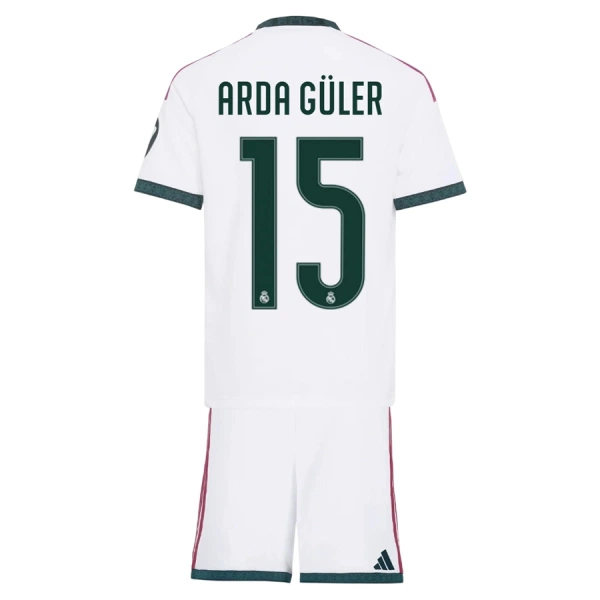 Real Madrid Arda Guler 15 Fodboldtrøje Børn Hjemmebane 26/27 Real Madrid Arda Guler 15 Fodboldtrøje Børn Hjemmebane 26/27