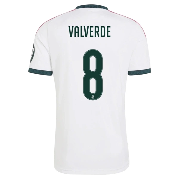 Real Madrid Valverde 8 Fodboldtrøje Herre Hjemmebane 26/27 Real Madrid Valverde 8 Fodboldtrøje Herre Hjemmebane 26/27